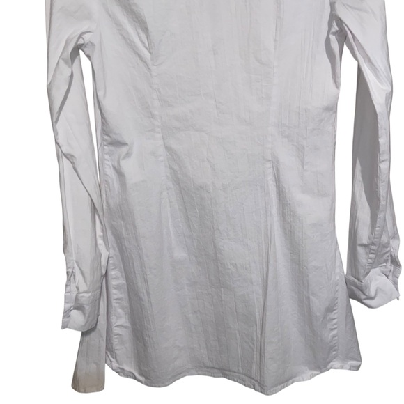 Bucket List Shirt Womens Large Stretch Button Tunic Business Career Office - Picture 7 of 11